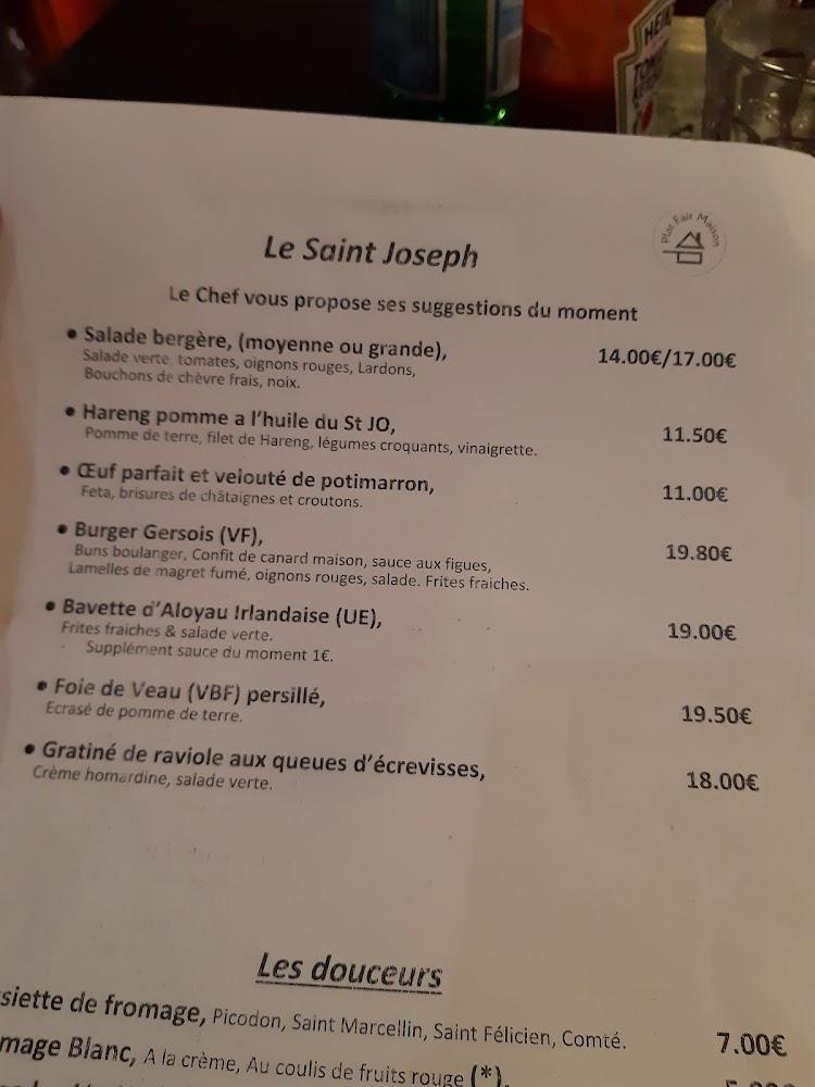 Bistro Le Saint Joseph - Menu Image 2